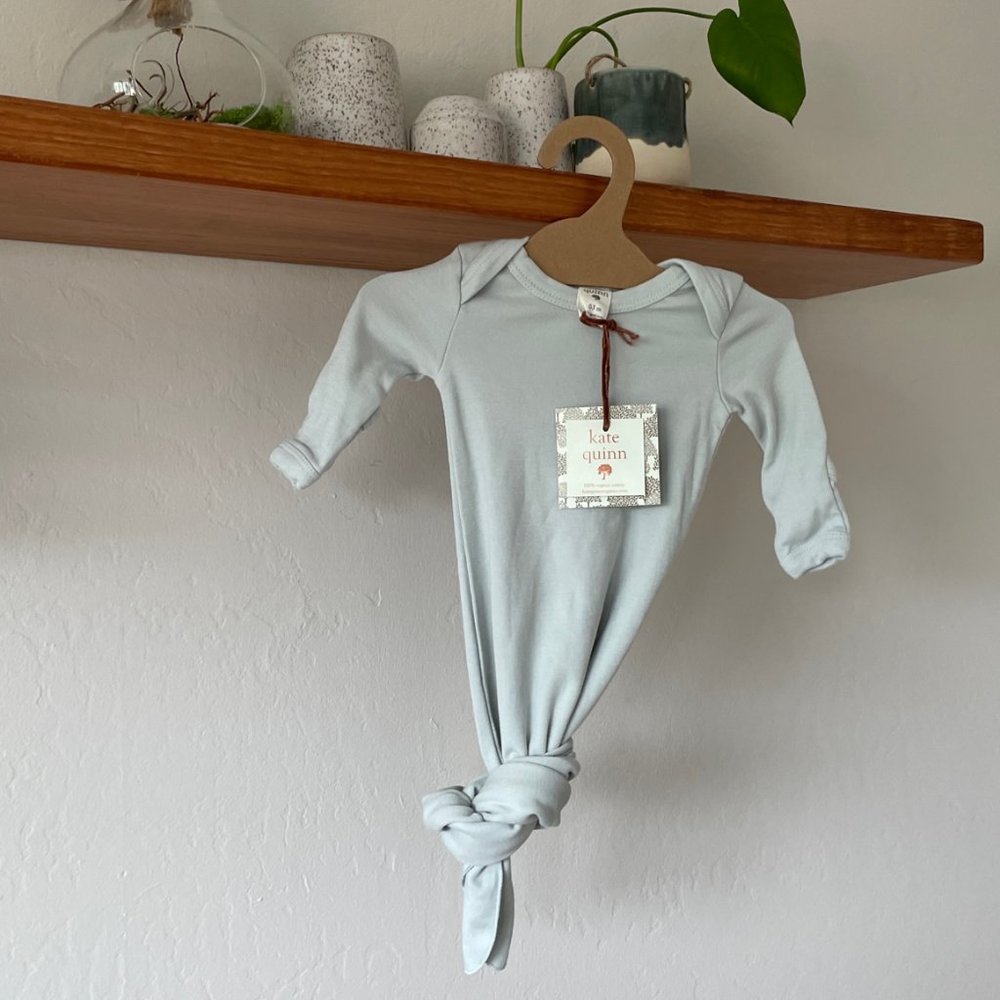 Kate Quinn Knotted Gown 0-3 mo